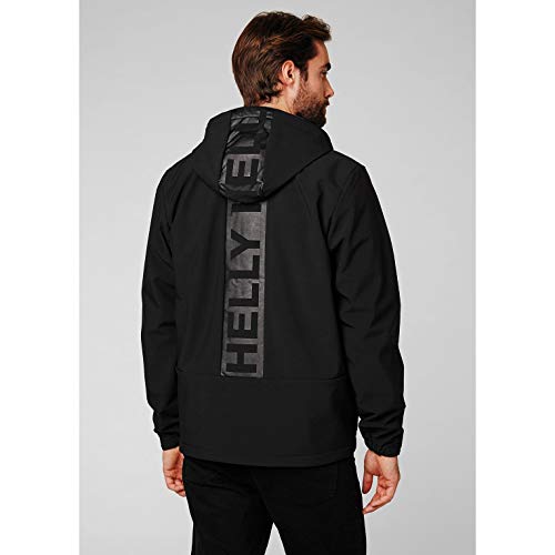 Helly Hansen Active Softshell Jacket Chaqueta, Hombre, 990 Black, L