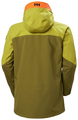 Helly Hansen Chaqueta Ridge Shell 2.0 para hombre, Hombre, Chaqueta, 65610, Color verde., medium