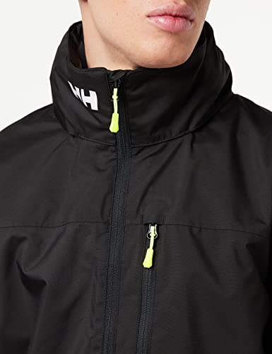 Helly Hansen Crew Hooded Jacket Chaqueta para Hombre, Negro, XXL