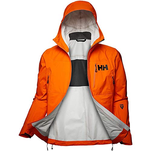 Helly Hansen Odin 3d Air Shell - Chaqueta para hombre, Hombre, Chaqueta, 62939, Patrol naranja., extra-large