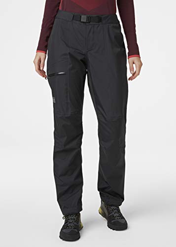 Helly Hansen Verglas 3L Shell Hose Pantalones, Mujer, Negro, Small