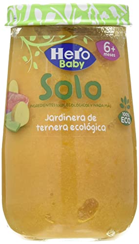 Hero Solo Tarrito de Jardinera de Ternera Ecológico, 190g