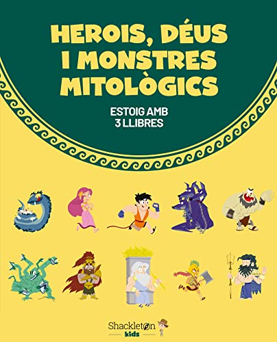 Herois, déus i monstres mitològics: Estoig amb 3 llibres (MITOLOGIA PER A NENS)