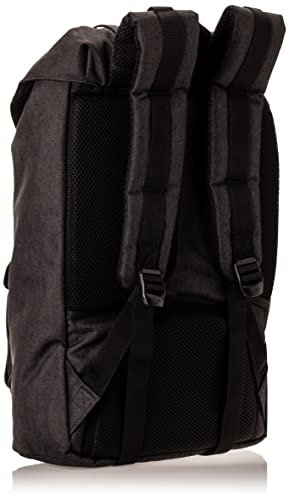 Herschel Little America Mid-volume casual Crosshatch Negro/ Negro, 17L