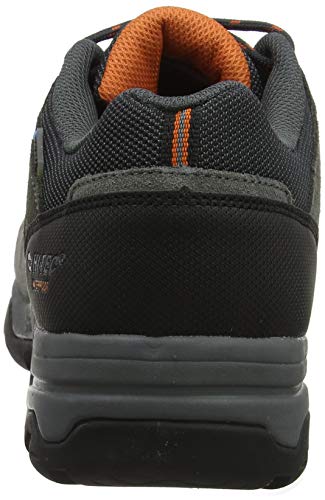 Hi-Tec Banderra II Low WP Wide, Zapatillas de Senderismo Hombre, Gris (Charcoal/Graphite/Burnt Orange 51), 43 EU