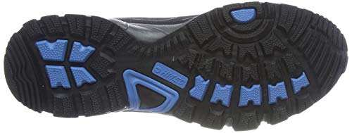 Hi-Tec Ripper Low WP, Zapatillas de Senderismo Hombre, Negro Negro Lago Azul 21, 43 EU