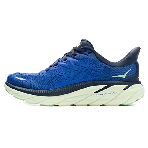 Hoka One One Hombre Clifton 8 Textile Dazzling Blue Outer Space Entrenadores 46 EU