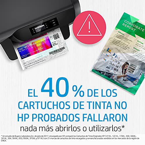 HP 301XL CH564EE, Tricolor, Cartucho de Tinta de Alta Capacidad Original, Compatible con impresoras de inyección de tinta HP DeskJet 1050 ,2540, 3050; OfficeJet 2620, 4630; ENVY 4500, 5530