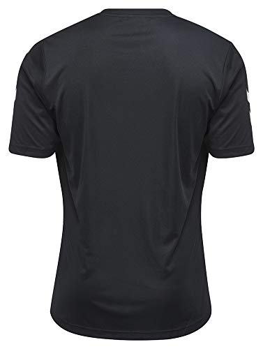 hummel Camiseta de Hombre de poliéster, Hombre, 003756-2001, Negro (Black), Extra-Large