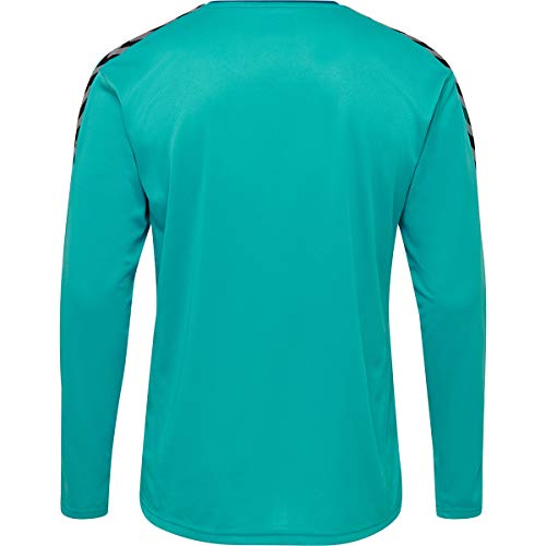 hummel HmlAuthentic Poly Jersey L/S Camiseta, Hombre, Bluebird, Small