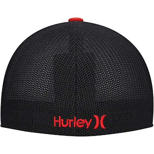 Hurley M Hrly Icon Textures Hat, Gym Red, L