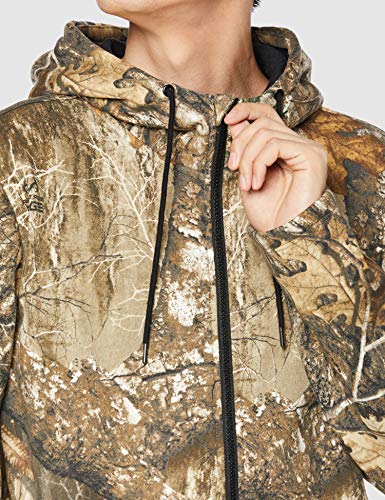 Hurley M Real Tree Full Zip Hooded Sweatshirt, Mens, Centimeters