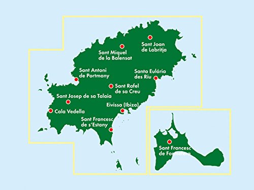 Ibiza y Formentera, mapa de carreteras. Escala 1:40.000. Freytag & Berndt.: Toeristische wegenkaart 1:40 000: AK 0528 (Auto karte)