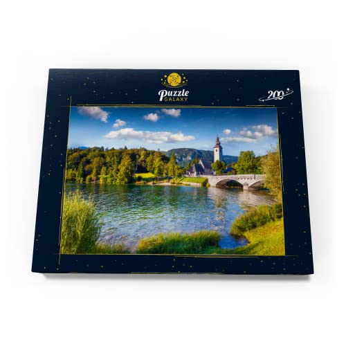 Iglesia De San Juan Bautista, Lago Bohinj, Eslovenia - Premium 200 Piezas Puzzles - Colección Especial MyPuzzle de Puzzle Galaxy