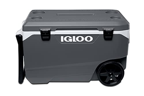 IGLOO Latitude 90 Roller Nevara portátil con Ruedas, 85 litros, Gris