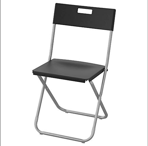 IKEA GUNDE Silla Plegable - Negro