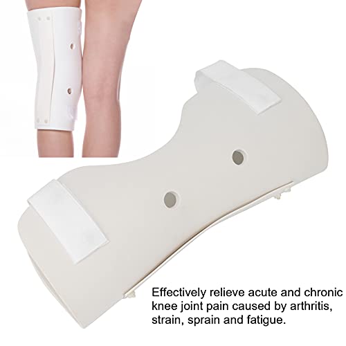 Inmovilizador De Rodilla Soporte De Rodilla Transpirable Para Hombres Y Mujeres Soporte De Pierna Recta De Espuma Ligera Férula De Rodilla Para Aliviar El Dolor En Las(Pierna izquierda)