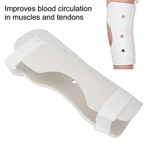 Inmovilizador De Rodilla Soporte De Rodilla Transpirable Para Hombres Y Mujeres Soporte De Pierna Recta De Espuma Ligera Férula De Rodilla Para Aliviar El Dolor En Las(Pierna izquierda)