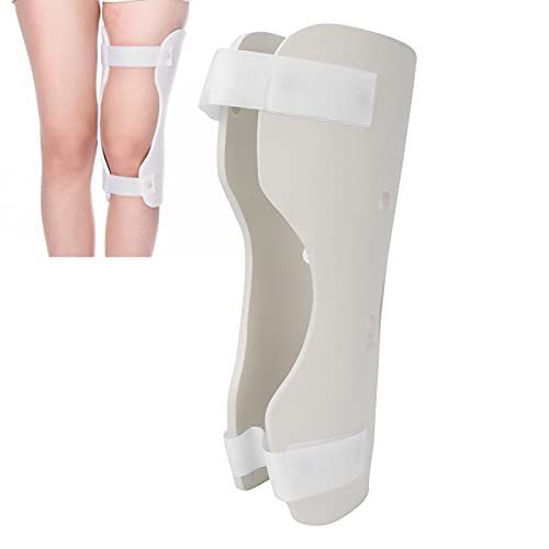 Inmovilizador De Rodilla Soporte De Rodilla Transpirable Para Hombres Y Mujeres Soporte De Pierna Recta De Espuma Ligera Férula De Rodilla Para Aliviar El Dolor En Las(Pierna izquierda)