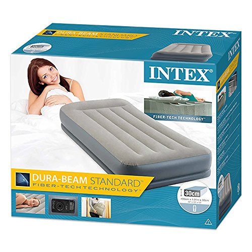 Intex 64116 - Colchón hinchable Dura-Beam Standard Pillow Rest Midrise 99 x 191 x 30 cm