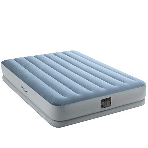 Intex 64168NP - Colchón hinchable Dura Beam Plus INTEX , cama inflable doble, cama hinchable 150, medidas 152x203x36cm, colchón autoinflable, con bomba integrada