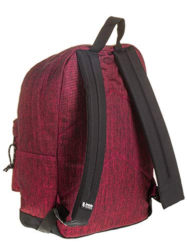 Invicta Mochila Carlon – 2 tonos – Burdeos – Bolsillo para ordenador – 27 litros