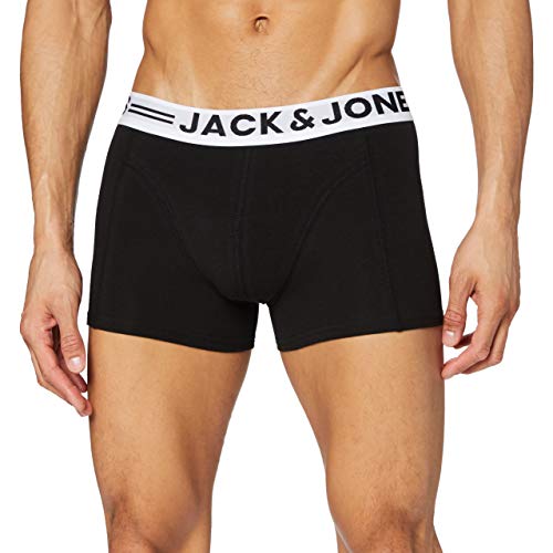 JACK & JONES JACSENSE TRUNKS NOOS, Bóxer Hombre, Negro (Black), X-Large