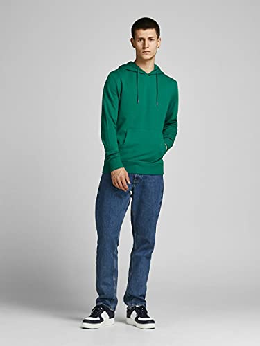 JACK & JONES Jjebasic Noos - Sudadera con Capucha, Hombre, Verde, XL