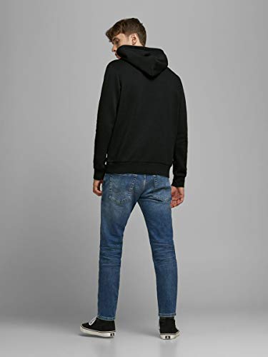 Jack & Jones Jjecorp Logo Sweat Hood Noos Sudadera con Capucha, Negro (Black 3), L para Hombre