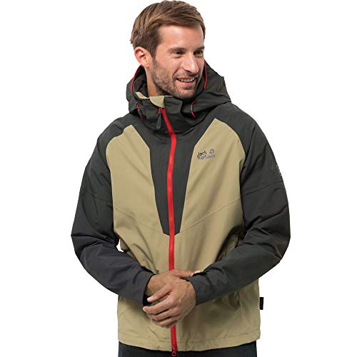 Jack Wolfskin Apex Summer Peak Jacke Chaqueta rígida para Hombre, marrón, XX-Large