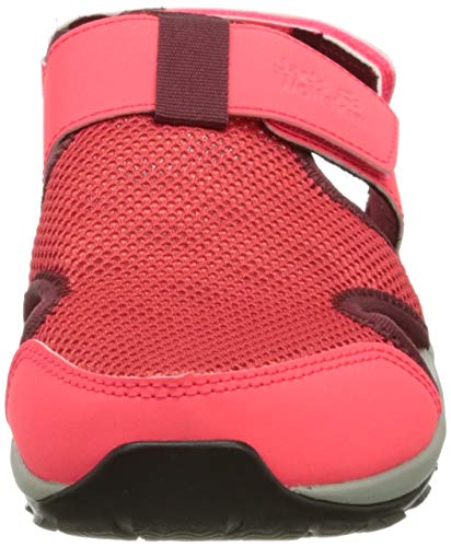 Jack Wolfskin Outdoor Water Action Sandal K, Sandalias Deportivas, Pink/Grey, 33 EU