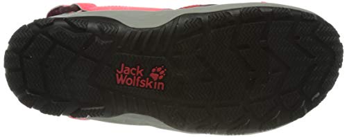 Jack Wolfskin Outdoor Water Action Sandal K, Sandalias Deportivas, Pink/Grey, 33 EU