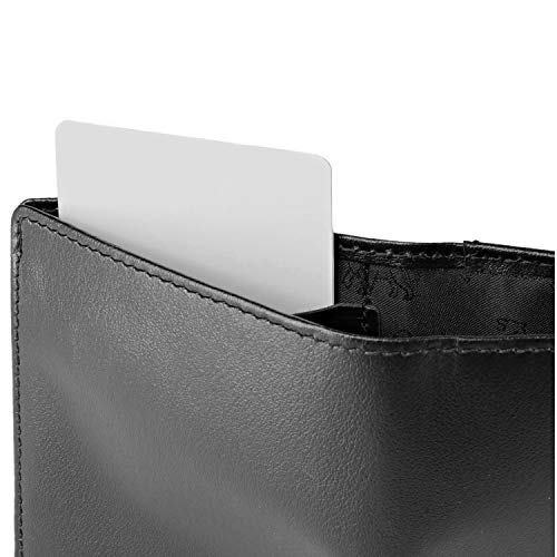 JAIMIE JACOBS SLIMSTAR Carteras Hombre Pequeña con Bloqueador RFID (Negro)