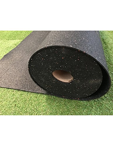 Jardin202 - Suelo para Gimnasio Sport Negro EPDM - Metro Cuadrado | 4mm