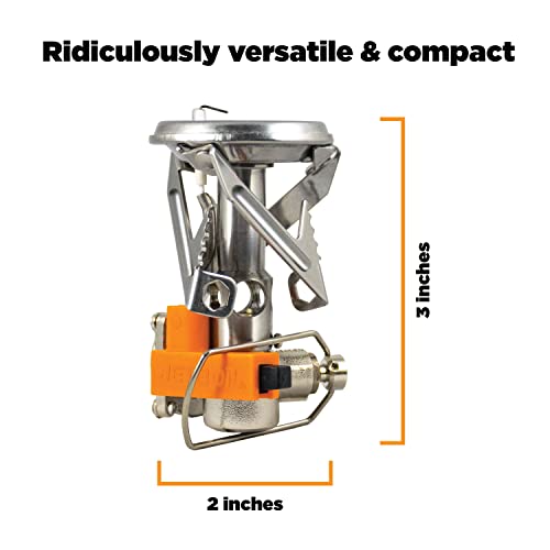 Jetboil Hornillo de gas Mightymo, Stel, talla única