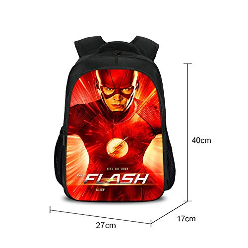 JKAINI Mochilas para Niños The Flash Printed Student Backpack,G-OneSize