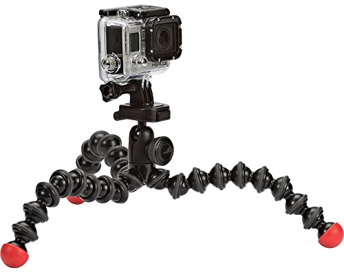 Joby GorillaPod JB01300-BWW - Trípode de Acción, Mini Flexible con Adaptador para GoPro, 360 y otras Cámaras de Acción, Peso hasta 500 g