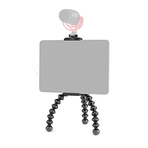 JOBY GripTight GorillaPod Tablet Pro 2, Trípode Compacto, Soporte de Sobremesa para Tabletas para Ver Vídeos, Videollamadas, Accesorio de Oficina, Tabletas hasta 23,5 cm de Ancho