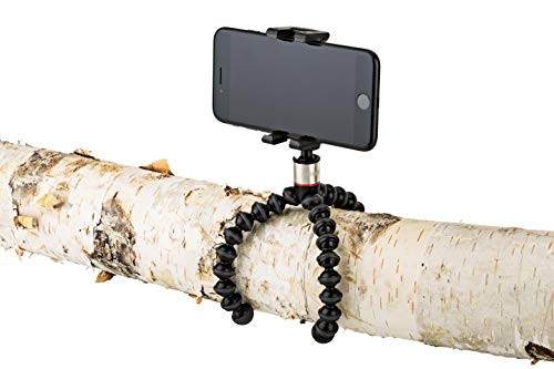 JOBY GripTight One GP Stand - Soporte Universal y trípode GorillaPod Flexible para Smartphone e iPhone, Mini Tripode, Tripode para Movil Flexible, JB01491-0WW