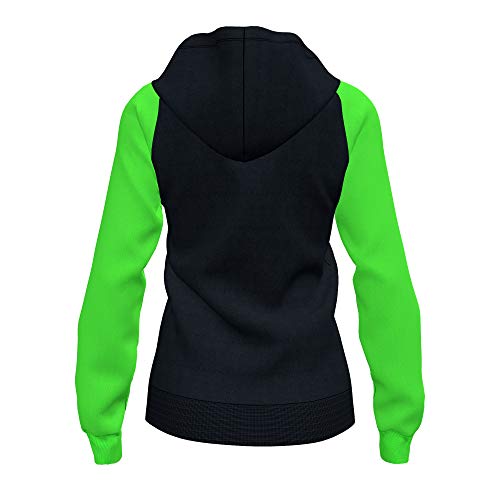 Joma Chaqueta con Capucha Academy IV Negro Verde flúor