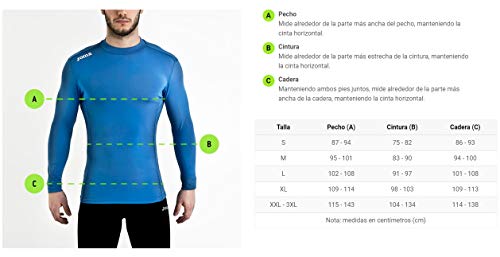 Joma Combi - Camiseta de Manga Corta, Hombre, Negro, S