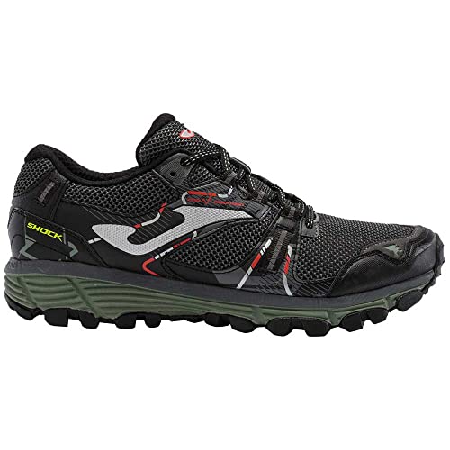 Joma Serie Shock, Zapatillas para Correr Hombre, Negro, 41 EU