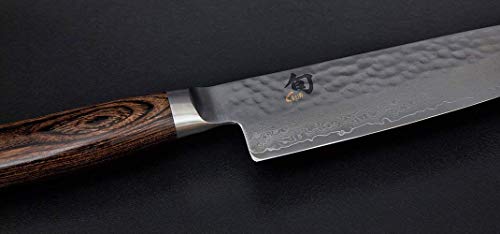 Juego de regalo Kai Shun Premier Tim Mälzer TDM-1702, cuchillo Santoku, hoja de damasco (32 capas) de 18 cm, piedra de afilar Kai AP-0316 con grano 3000/6000 y gamuza de limpieza