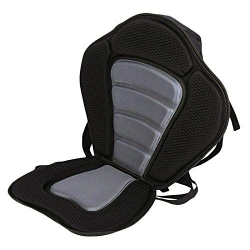 JVSISM Ajustable Canoa Acolchada Asiento De Kayak Asiento De Respaldo De Kayak con Mochila Bolsa De Descanso