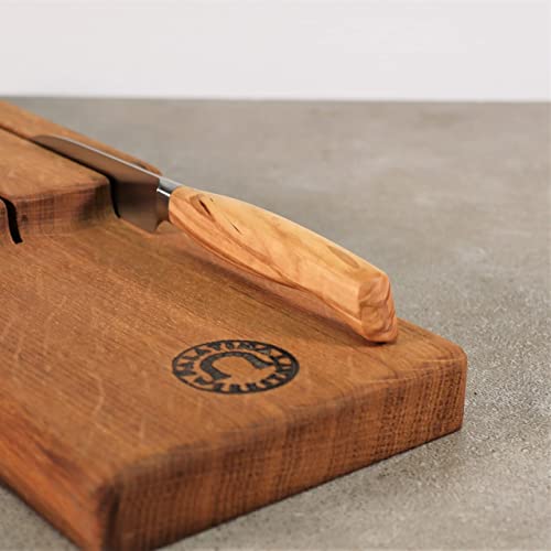 Kai Shun Premier Tim Mälzer - Juego de regalo para hombre (madera de barrica, 25 x 15 cm, madera de roble)