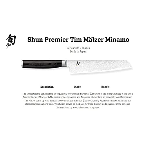 Kai Shun Premier Tim Mälzer Minamo Cuchillo Multiusos, Acero Inoxidable, Multicolor, 1 x 1 x 1 cm