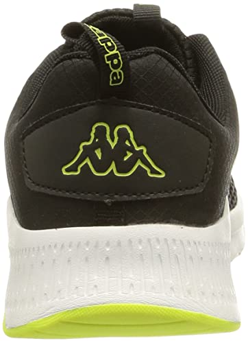 Kappa Blimp Unisex, Zapatillas para Correr de Carretera Adulto, 1133 Black Lime, 38 EU