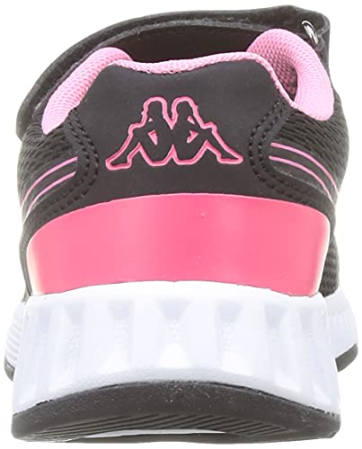 Kappa Faster EV, Zapatillas Deportivas, Negro/Rosa, 32 EU