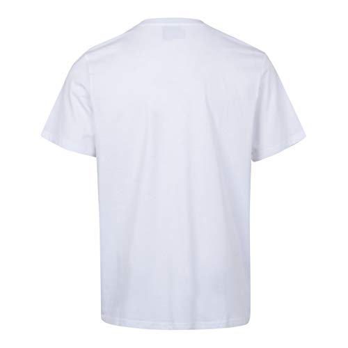 Kappa Meleto Camiseta, Hombre, Blanco, 2XL