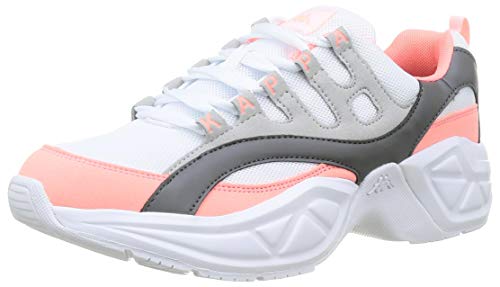 Kappa Overton, Zapatillas Unisex Adulto, 1629 Grey/Coral, 41 EU